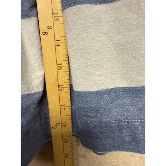 Gap Women's Skirt Blue White Stripe Preppy Coastal Unlined Pockets Size Small - Picture 5 of 8